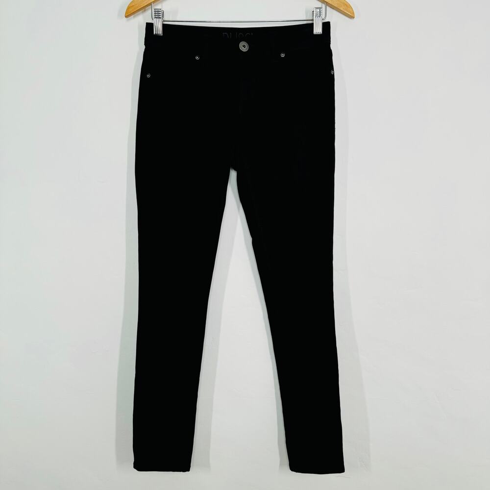 DL1961 Emma Legging Jeans Black Riker Mid Rise Skinny Stretchy Classic Size 26